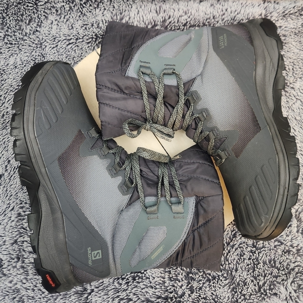 Salomon Vaya Powder TS CSWP Boot Blue Women's Size 7.5 - Picture 5 of 10